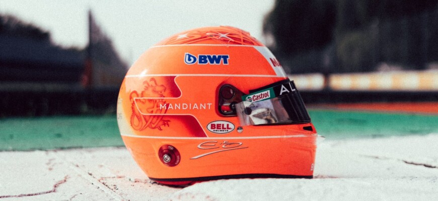 F Foto Ocon Apresenta Capacete Especial Inspirado Em Schumacher