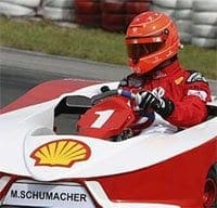 Filho de Michael Schumacher estréia no kart