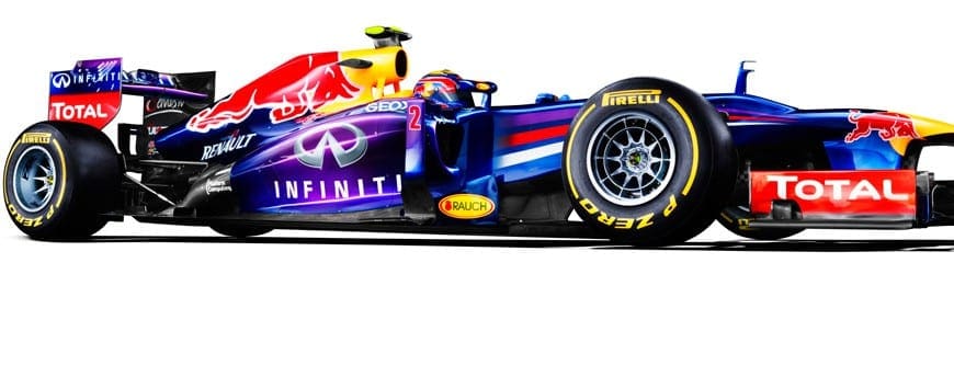 <b>Red Bull lança RB9 inovando na pintura</b>