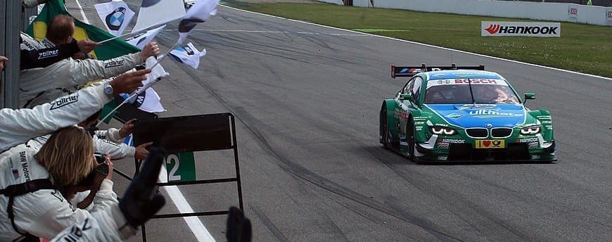 Com direito a hino brasileiro no pódio, Augusto Farfus vence em Hockenheim