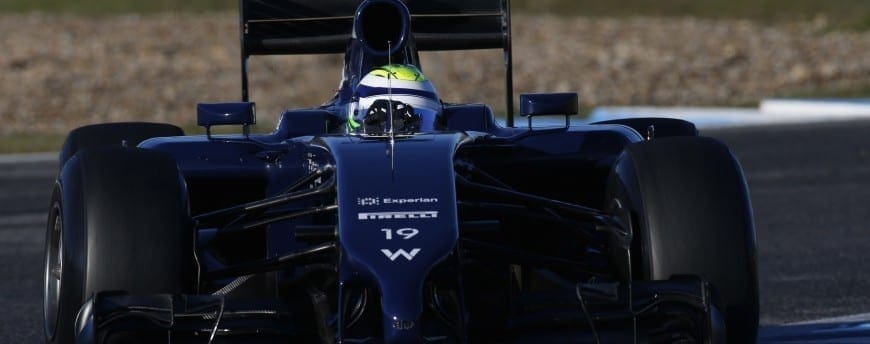 Massa estreia pela Williams com 2º tempo em Jerez