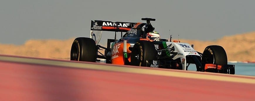 Sergio Perez lidera primeiro dia da última bateria de testes no Bahrain