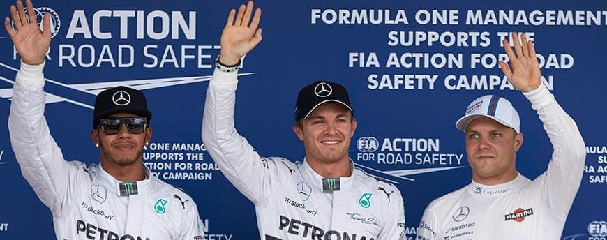 Nico Rosberg larga na pole position no GP do Japão