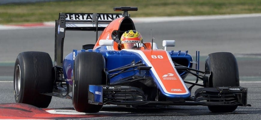 Rio Haryanto (Manor) - Testes Barcelona