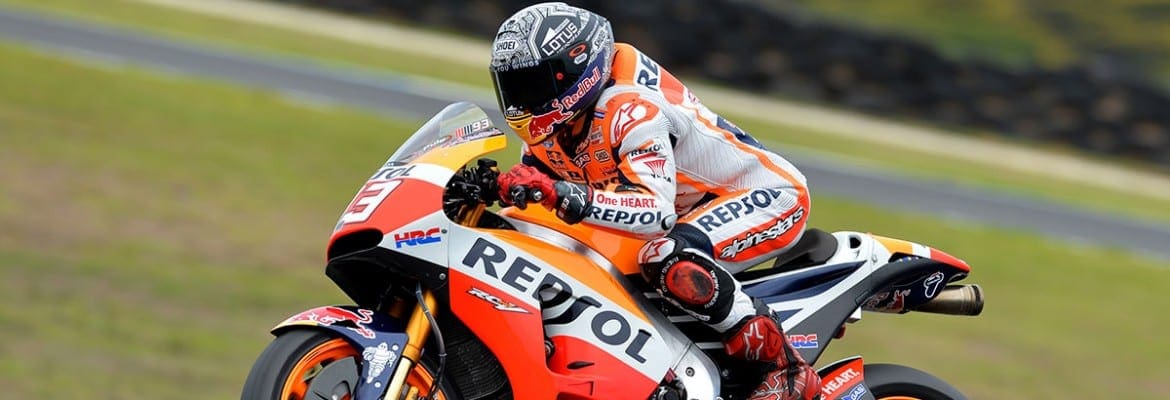 Marc Marquez lidera último dia de testes em Phillip Island