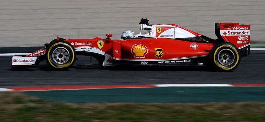 Sebastian Vettel (Ferrari) - Testes Barcelona