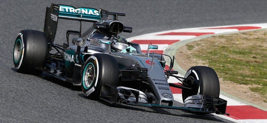 Nico Rosberg (Mercedes) - Testes Barcelona