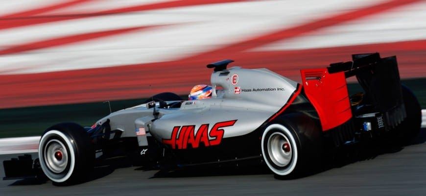 Romain Grosjean (Haas) - Testes Barcelona