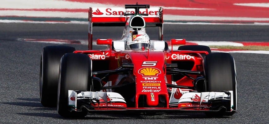 Sebastian Vettel (Ferrari) - Testes Barcelona