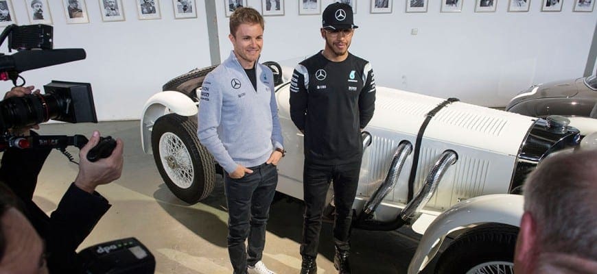 Nico Rosberg e Lewis Hamilton - Mercedes