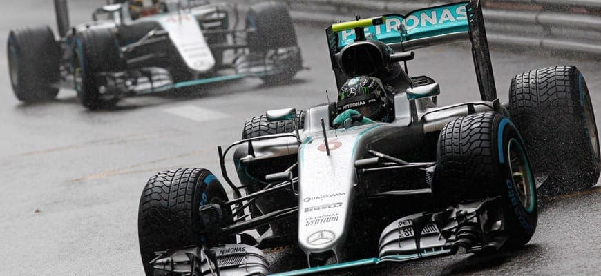 Nico Rosberg e Lewis Hamilton (Mercedes) - GP de Mônaco