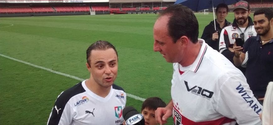 Felipe Massa e Rogério Ceni