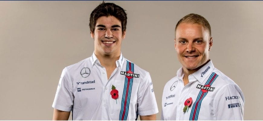 Lance Stroll e Valtteri Bottas (Williams)