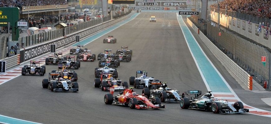 GP de Abu Dhabi 2015 - Largada