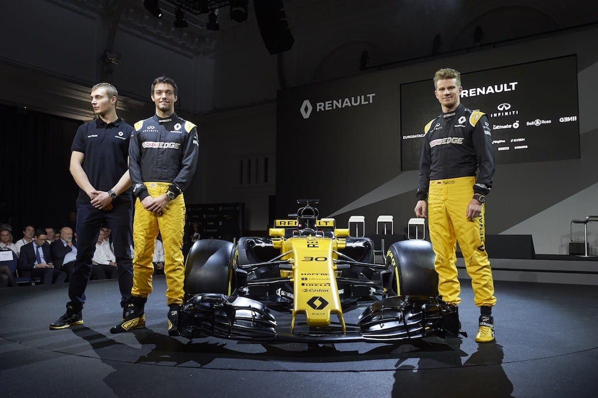 Sergey Sirotkin, Jolyon Palmer, Nico Hulkenberg - Renault R.S.17