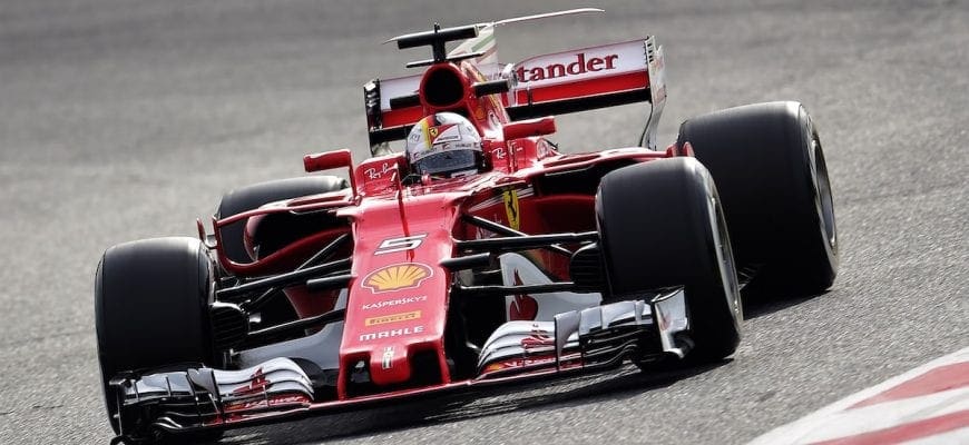 Sebastian Vettel (Ferrari) - Testes Barcelona