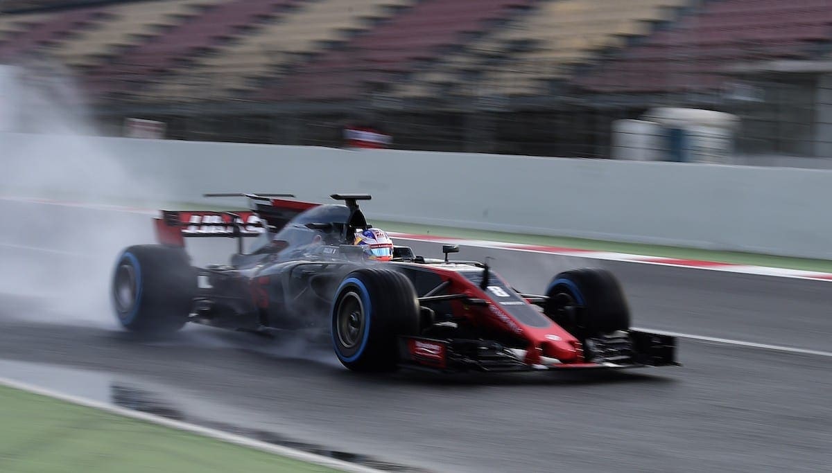 Romain Grosjean (Haas) - Testes Barcelona