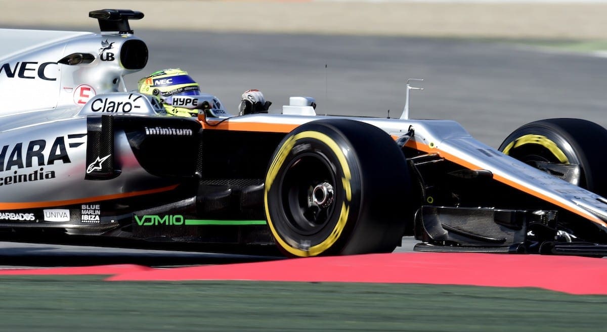 Sergio Perez (Force India) - Testes Barcelona