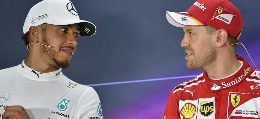 Lewis Hamilton (Mercedes) e Sebastian Vettel (Ferrari) - GP da Austrália