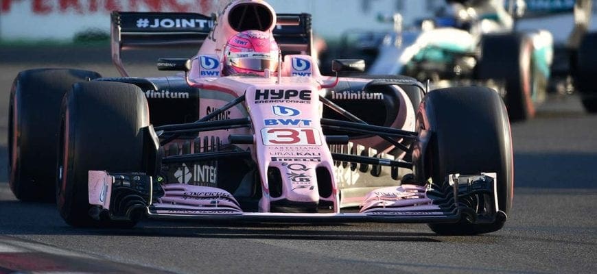 Esteban Ocon (Force India) - GP do Azerbaijão