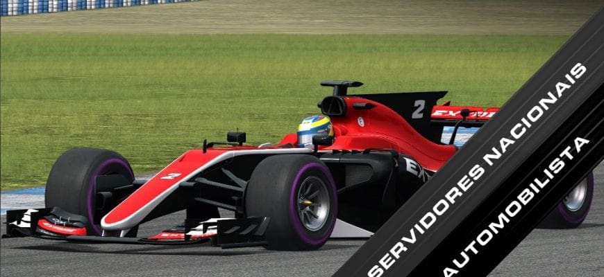 F1BC estreia servidores nacionais de alta qualidade para o game Automobilista