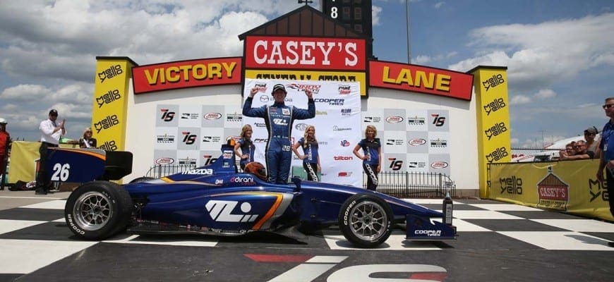 Matheus Leist (Indy Lights) - Iowa