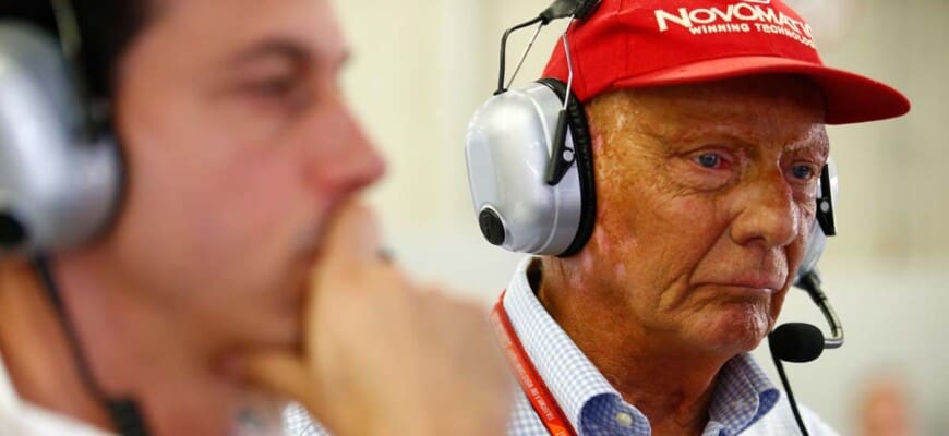 Toto Wolff e Niki Lauda - Mercedes