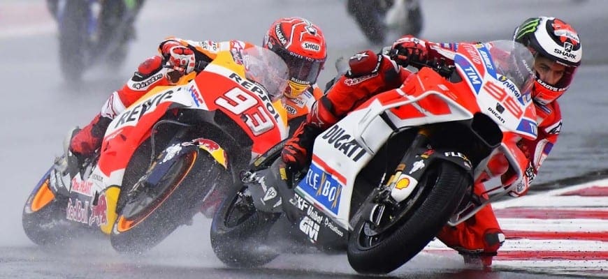 Jorge Lorenzo (Ducatti) e Marc Marquez (Honda) - San Marino - MotoGP