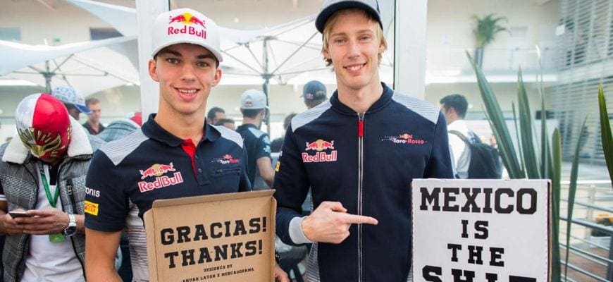 Pierre Gasly e Brendon Hartley (Toro Rosso) - GP do México