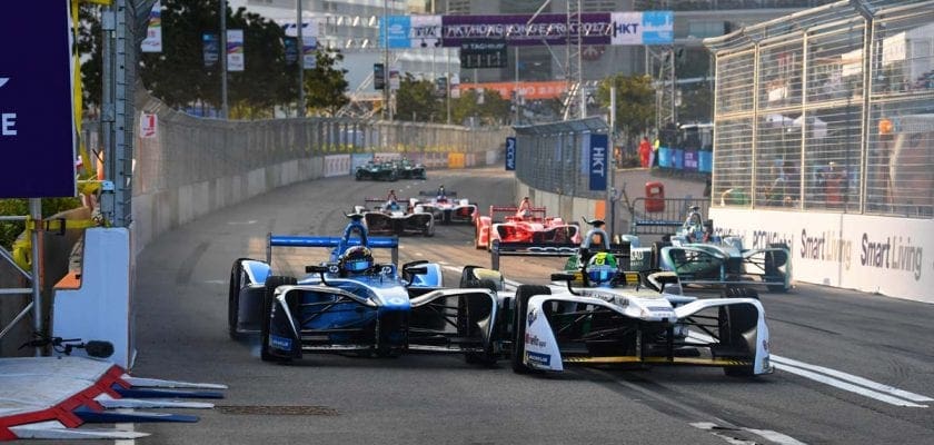 Lucas di Grassi (Audi) e Sebatien Buemi (eDAMS) - ePrix de Hong Kong