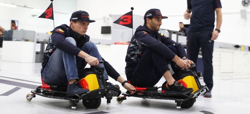 Max Verstappen e Daniel Ricciardo - Red Bull