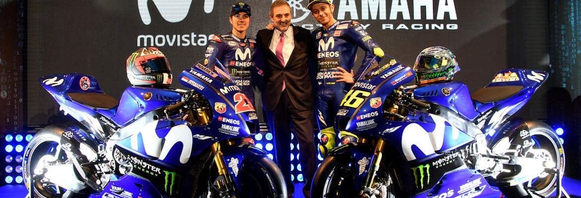 Moto GP - Yamaha apresenta moto de Rossi e Viñales para 2018