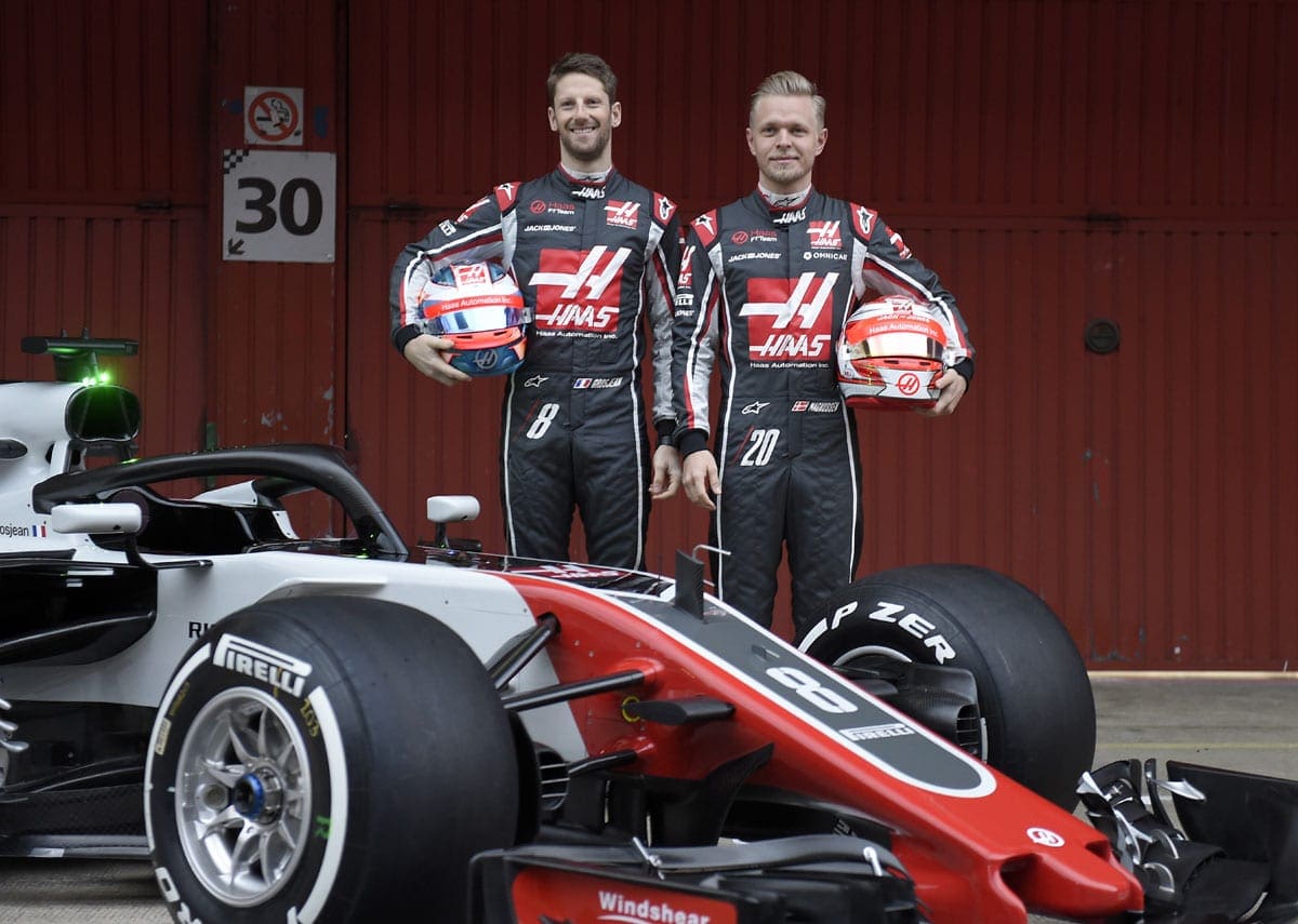 Kevin Magnussen E Romain Grosjean - Haas - Barcelona