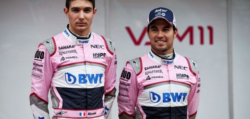 Esteban Ocon e Sergio Perez - Force India