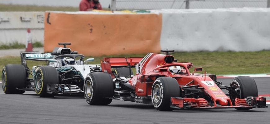 Sebastian Vettel - Valtteri Bottas (Barcelona)