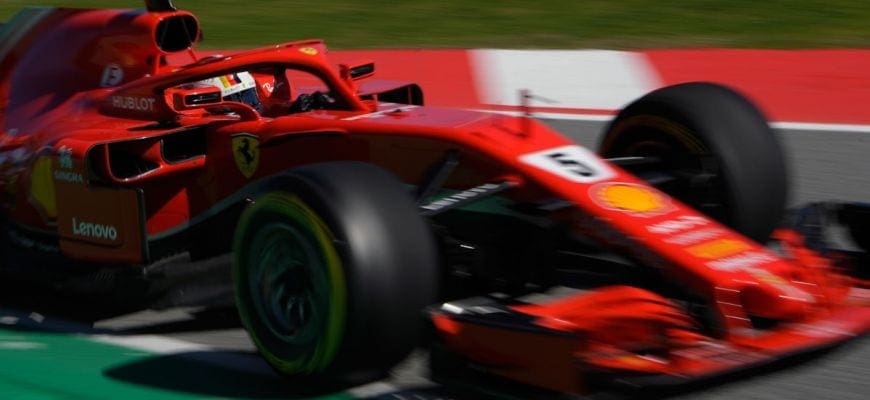 Sebatian Vettel (Ferrari) - F1 Barcelona