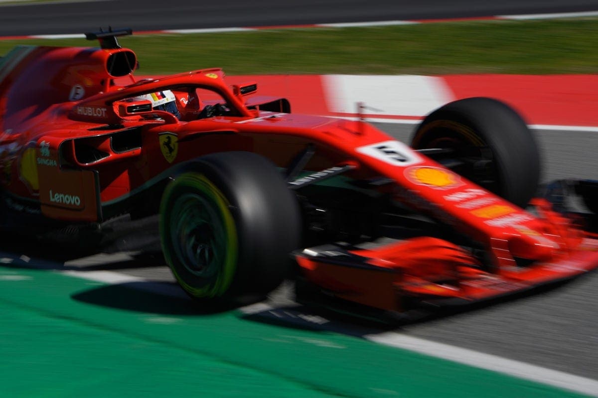 Sebatian Vettel (Ferrari) - F1 Barcelona