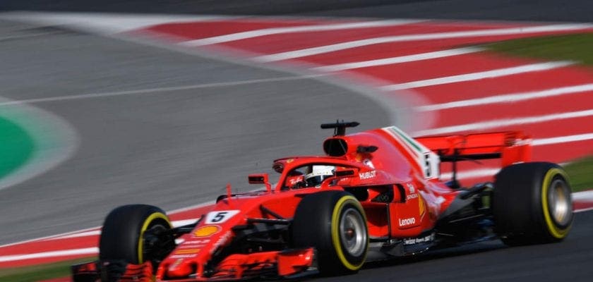 Sebatian Vettel (Ferrari) - F1 Barcelona