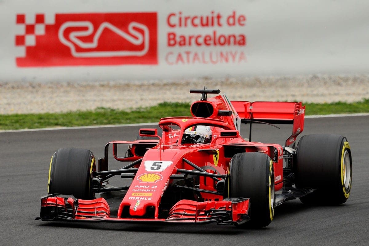 Sebatian Vettel (Ferrari) - F1 Barcelona