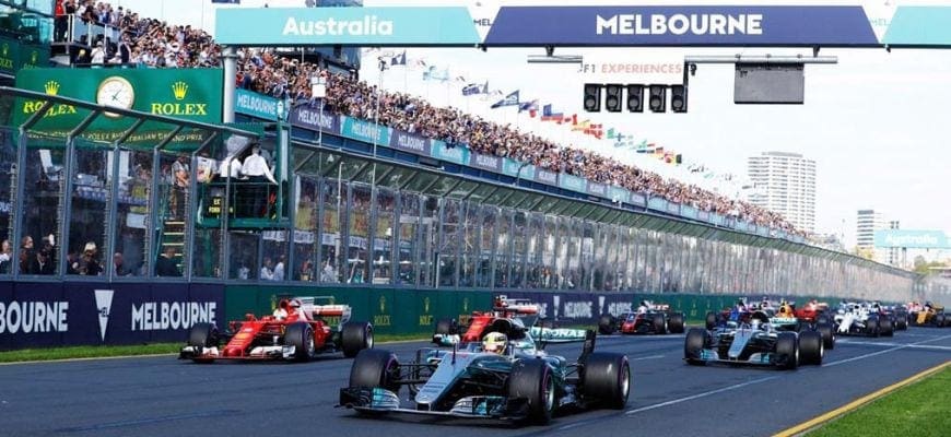 Melbourne - F1 - largada