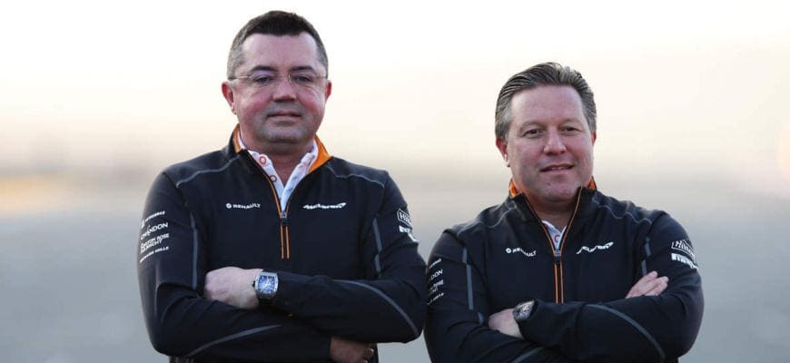 Eric Boullier e Zak Brown (McLaren) - F1