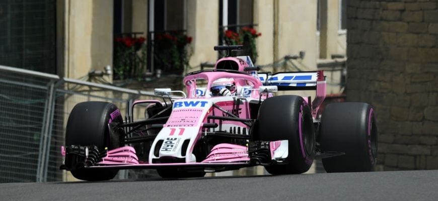 Sergio Perez (Force India) - GP do Azerbaijão F1 2018