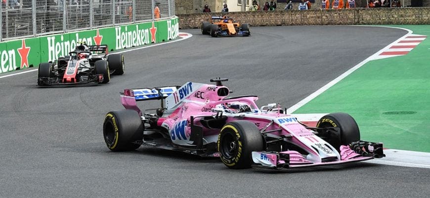 Sergio Perez (Force India) - GP do Azerbaijão