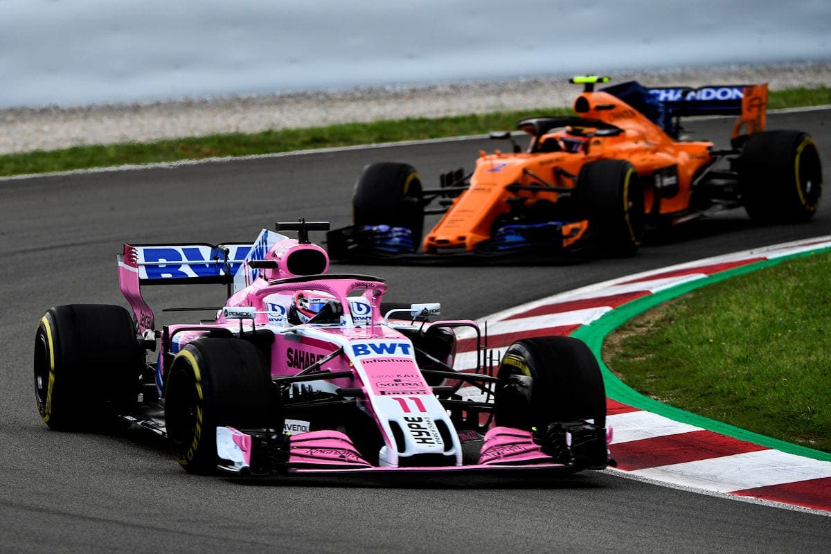 Sergio Perez (Force India) / Stoffel Vandoorne (McLaren) - GP da Espanha de F1 2018