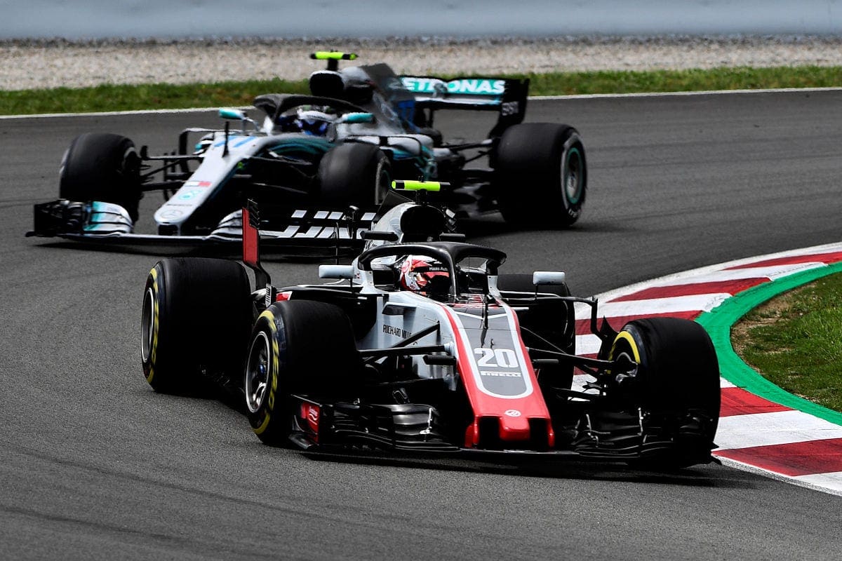 Kevin Magnussen (Haas) / Valtteri Bottas (Mercedes) - GP da Espanha de F1 2018