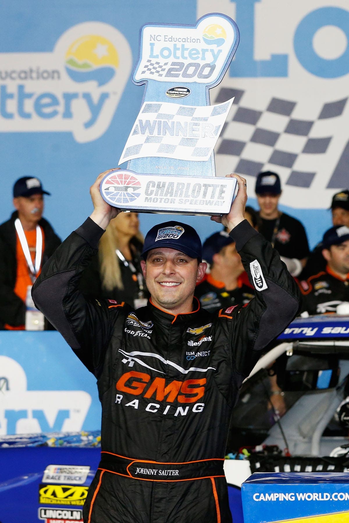  Johnny Sauter - NASCAR Camping World Truck Series North Carolina Education Lottery 200