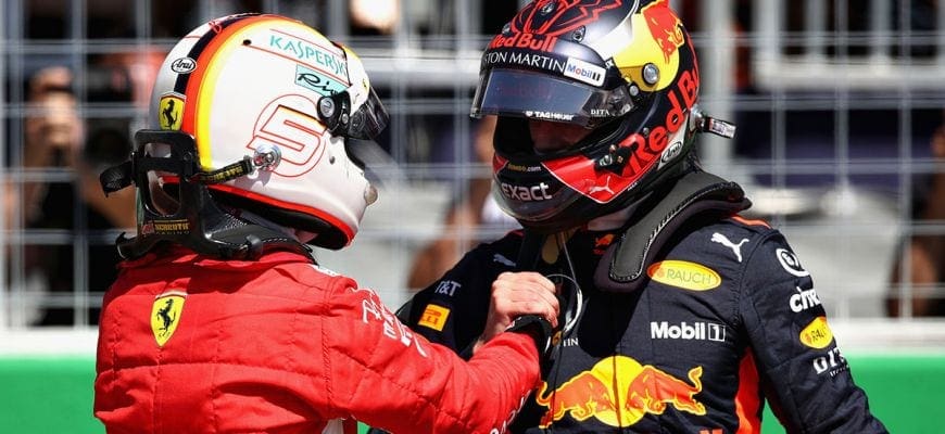 F1: Red Bull relembra duelo entre Verstappen e Vettel na Austrália