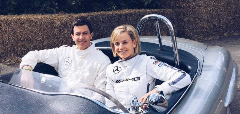 Susie Wolff e Toto Wolff - Mercedes - Fórmula E