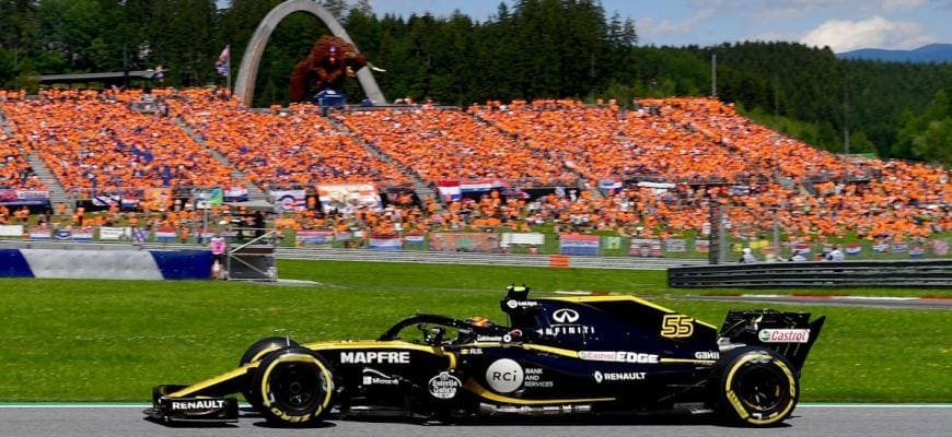 Carlos Sainz (Renault) - GP da Áustria de F1 2018