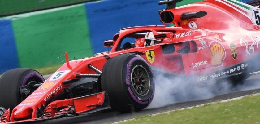 Sebastian Vettel (Ferrari) - GP da Hungria de F1 2018